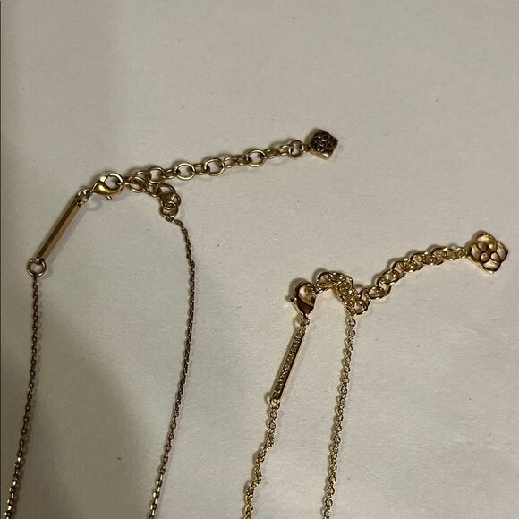 Kendra Scott Gold and Turquoise Necklace Duo - Picture 3 of 8